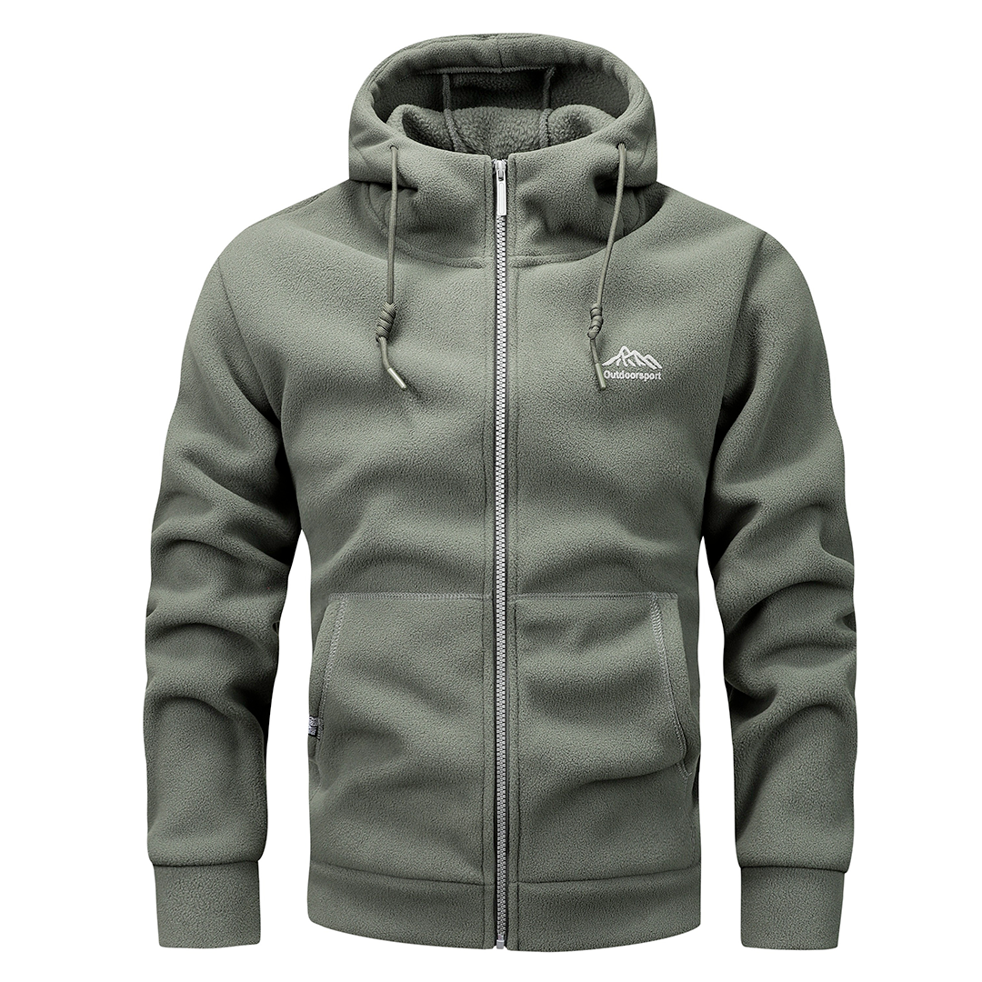 SoftCore Zip-Hoodie in Grün #color_grün