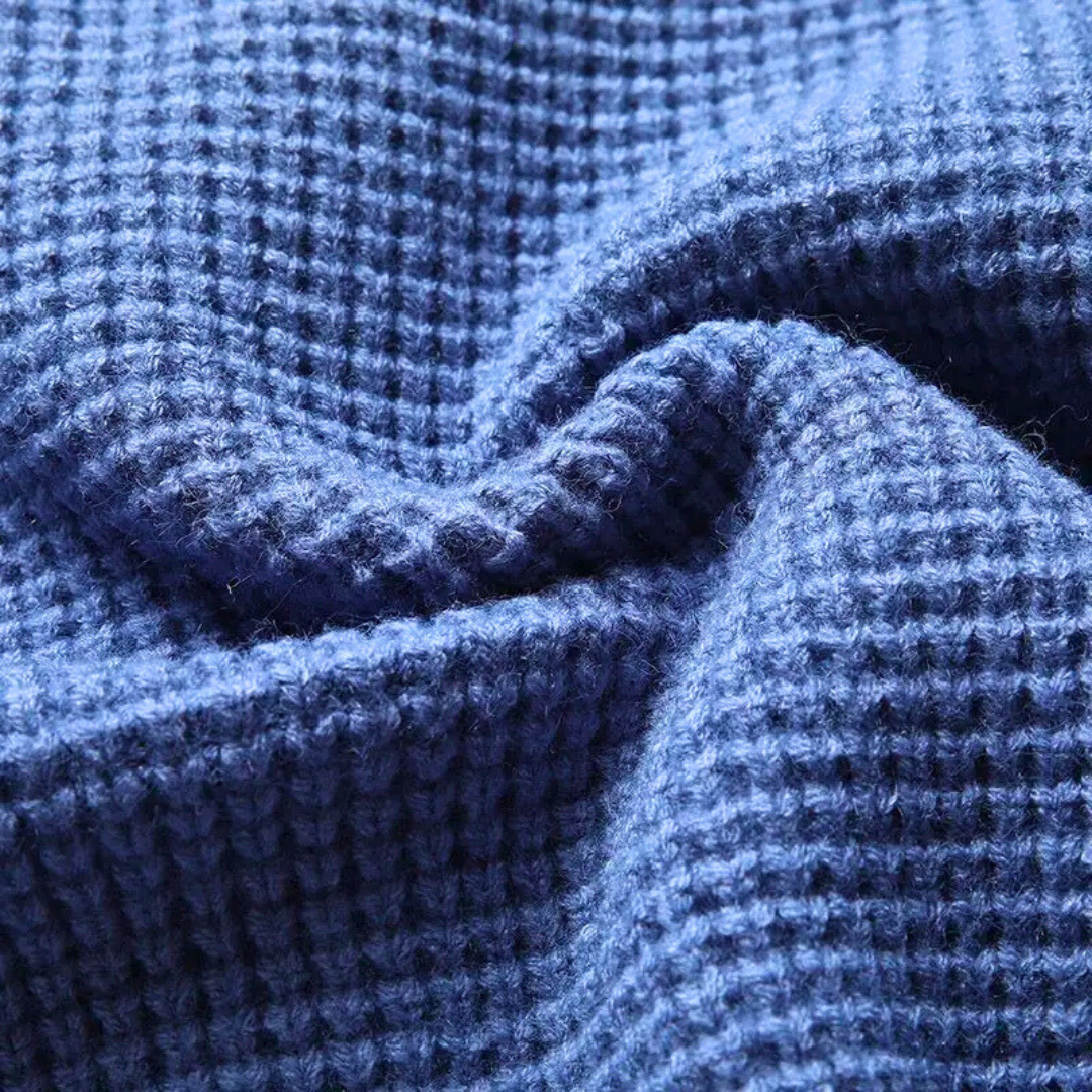 Halden Strickjacke in Vintage-Blau #color_vintage-blau