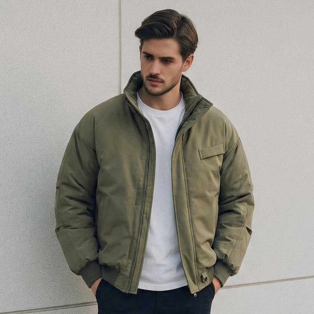 Slate Steppjacke Detailaufnahme