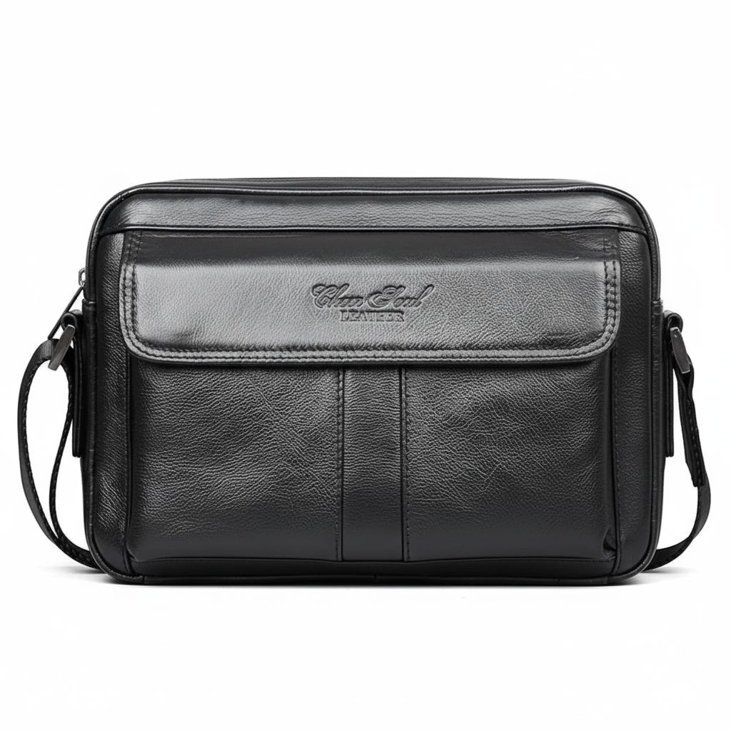Ledertasche in Schwarz #color_schwarz