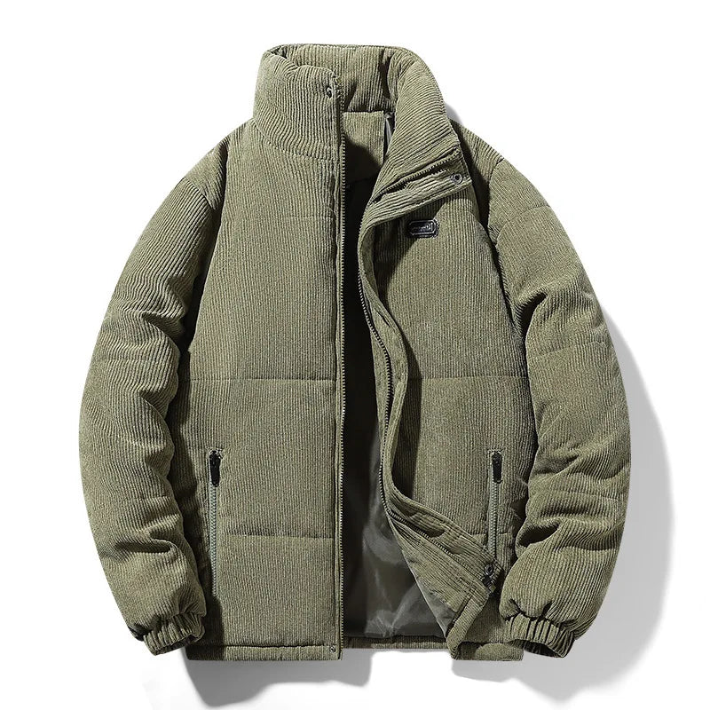 Cordjacke Detailaufnahme