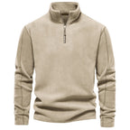 Fleecepullover in Beige #color_beige