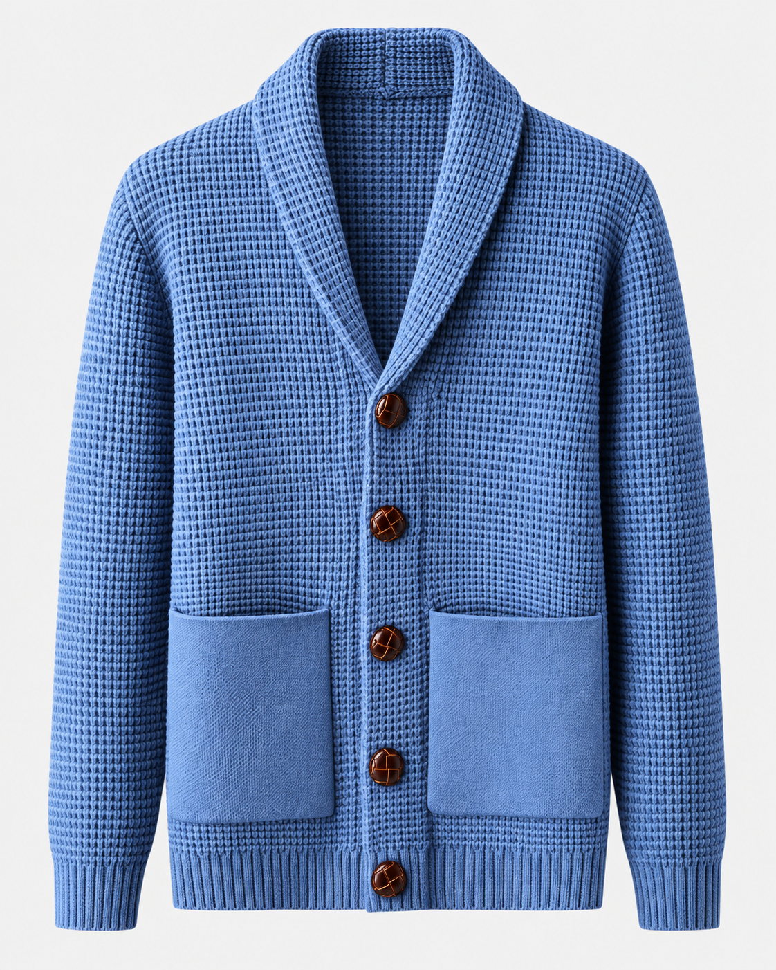 Halden Strickjacke in Vintage-Blau #color_vintage-blau