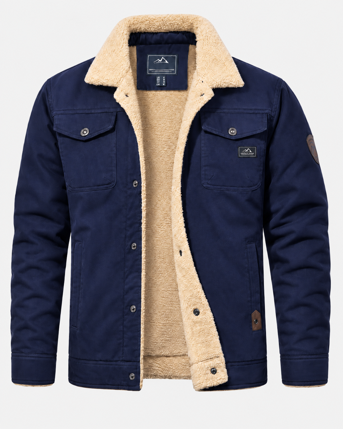 Ridge Truckerjacke in Blau #color_blau