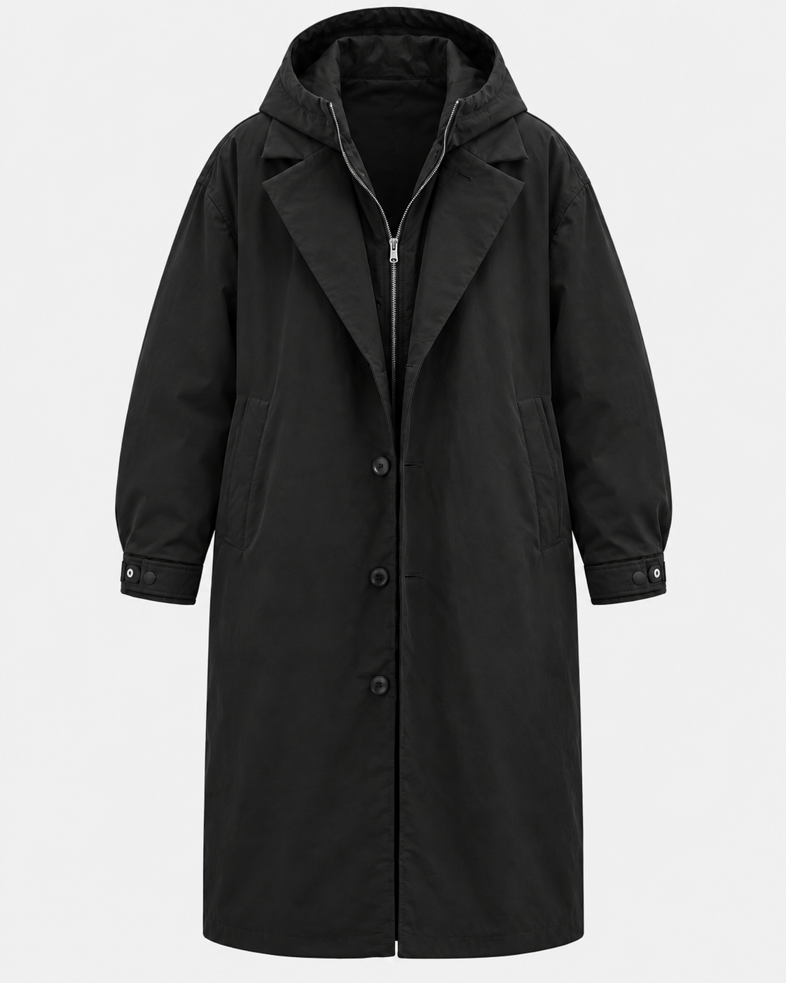 Stein Parka in Schwarz #color_schwarz