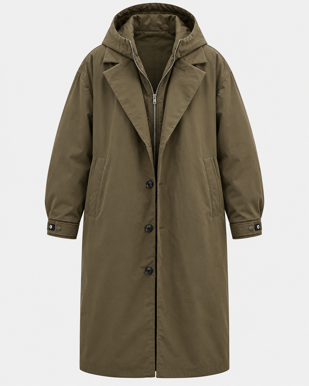 Stein Parka in Olivgrün #color_olivgrün