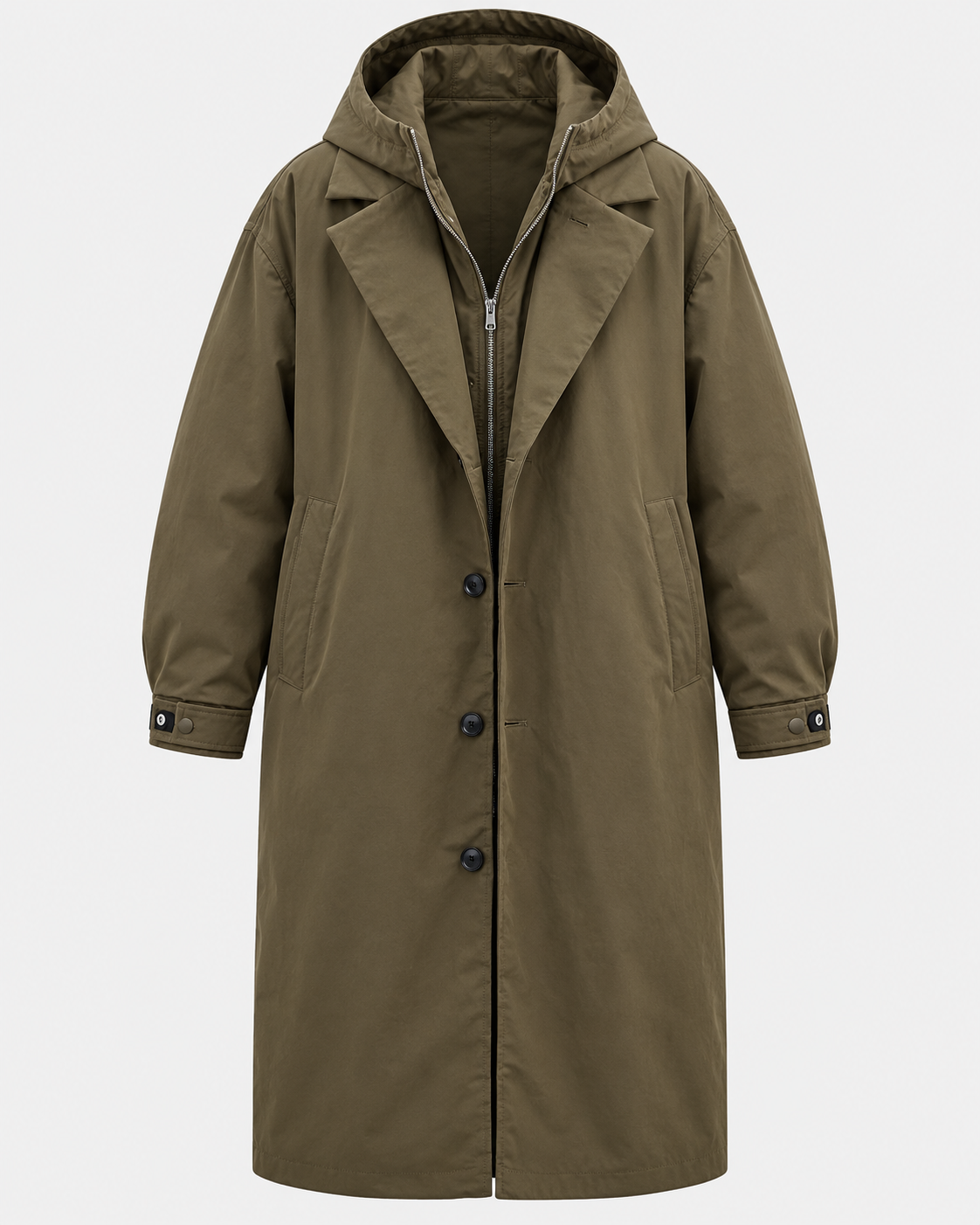 Stein Parka in Olivgrün #color_olivgrün