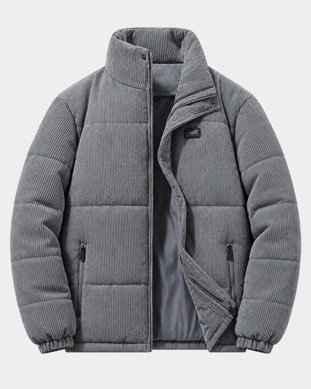Cordjacke in Grau #color_grau