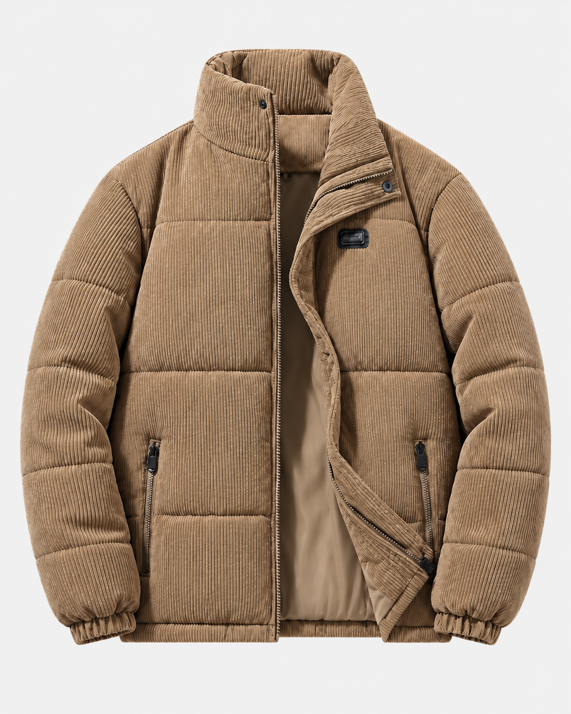 Cordjacke in Khaki #color_khaki