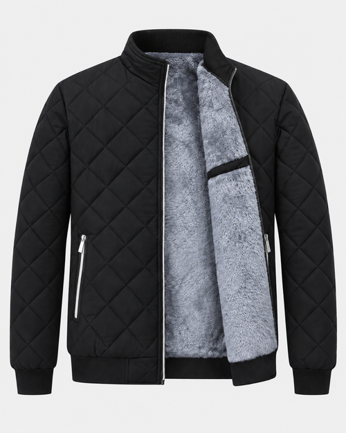 Everline Steppjacke in Schwarz #color_schwarz