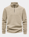 Fleecepullover in Beige #color_beige