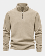 Fleecepullover in Beige #color_beige