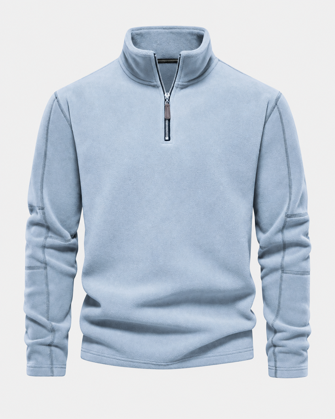Fleecepullover in Hellblau #color_hellblau