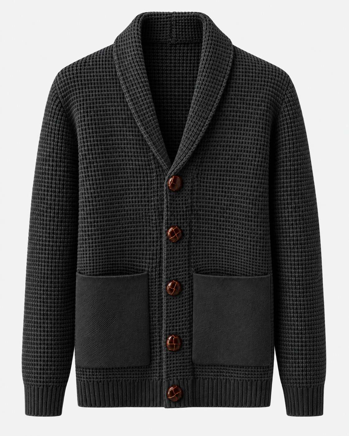 Halden Strickjacke in Vintage-Schwarz #color_vintage-schwarz