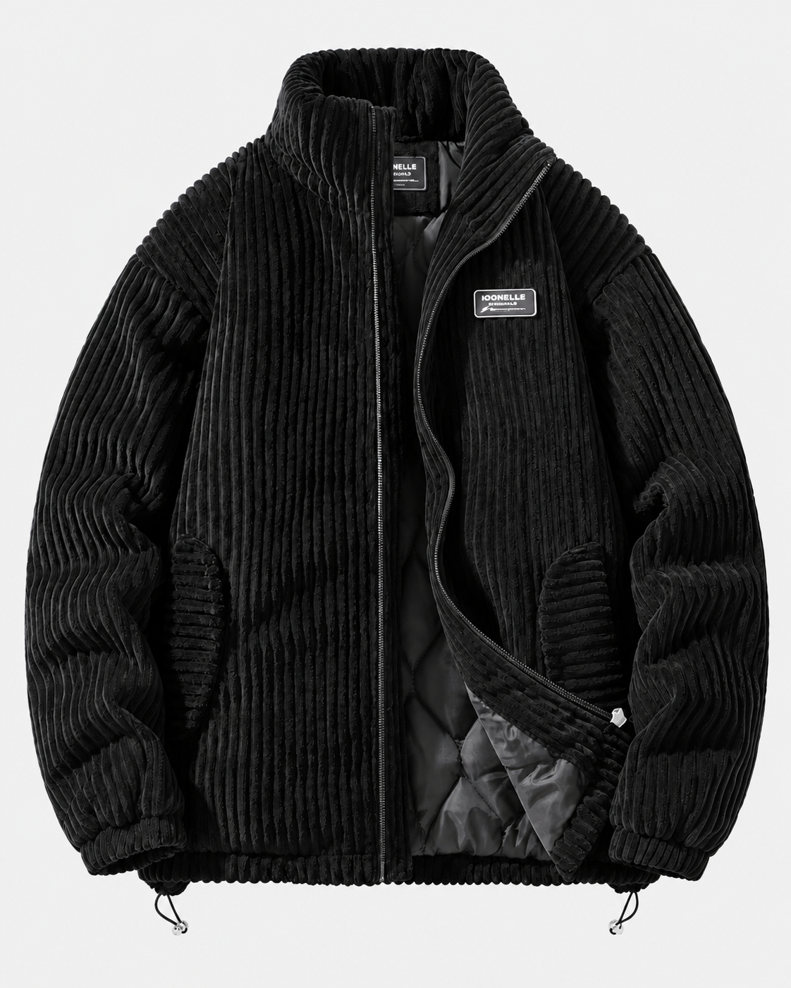 Heritage Cordjacke in Schwarz #color_schwarz