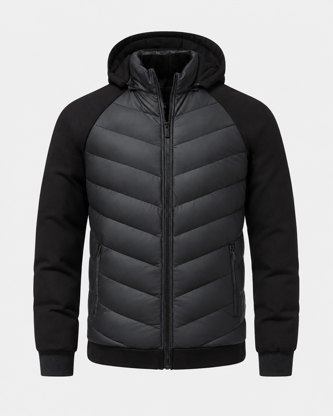Hybrid Thermojacke in Schwarz #color_schwarz