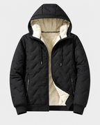 Oversized Kapuzenjacke in Schwarz #color_schwarz