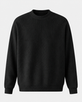 Rippstrick Pullover in Schwarz #color_schwarz