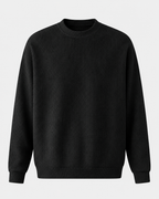 Rippstrick Pullover in Schwarz #color_schwarz