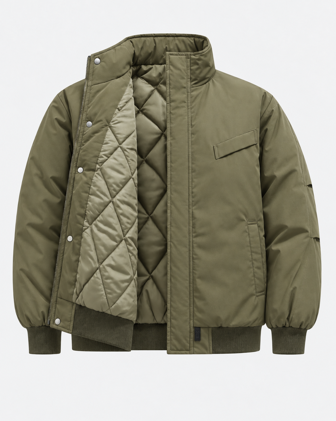 Slate Steppjacke in Grün #color_grün