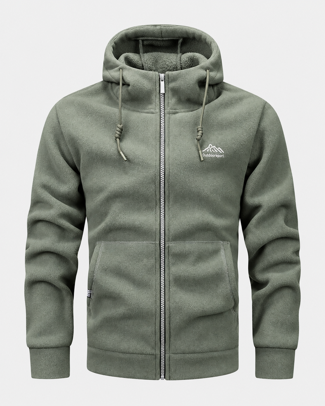 SoftCore Zip-Hoodie in Grün #color_grün