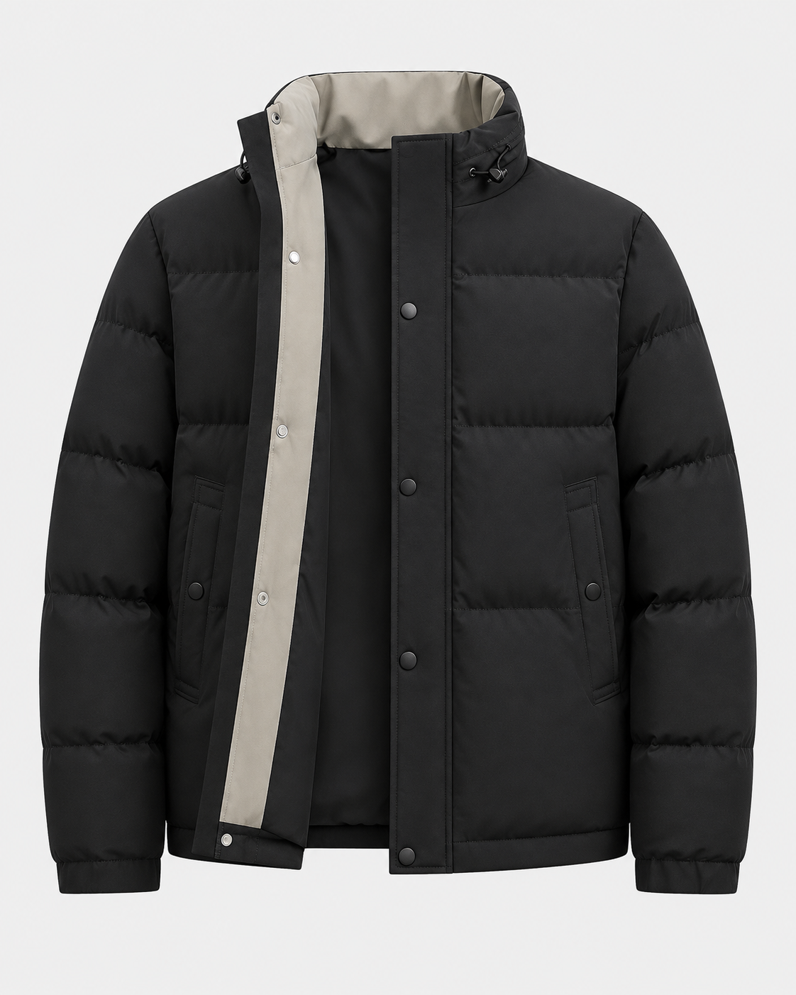 Urban Steppjacke in Schwarz #color_schwarz